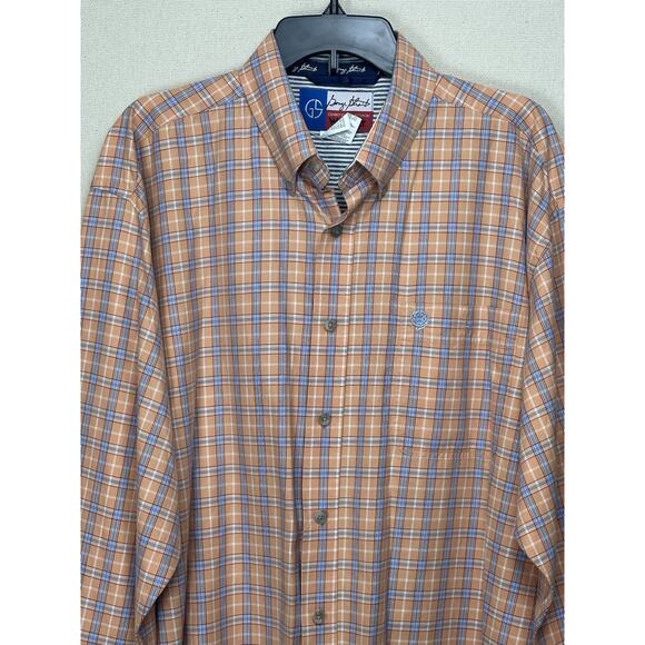 Wrangler George Strait Cowboy Cut Collection Men’s XL Plaid Button Down Shirt - Picture 2 of 10